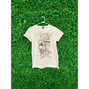 Vintage Womens Bob Marley T-shirt - Adult Womens XL (fits like L/XL) - U50